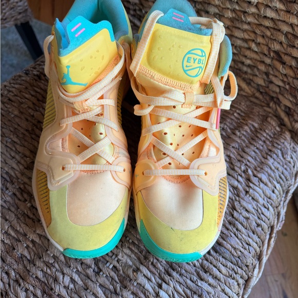 Jordan Other - Jordan Athletic Shoes in Yellow and Teal